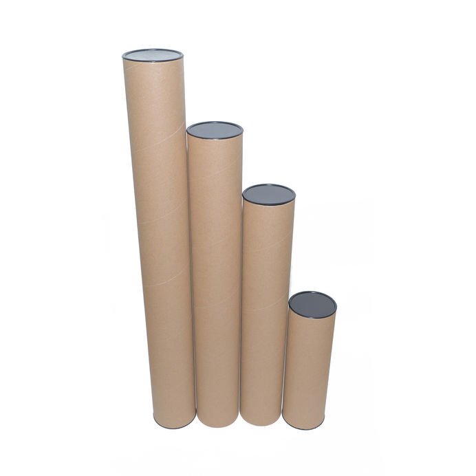 Telescoping mailing tubes in stepped diameters